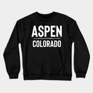 Aspen Colorado Rocky Mountains Crewneck Sweatshirt